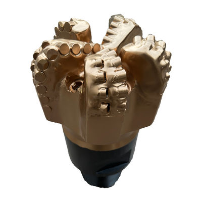 Alta calidad 8 1/2 pulgadas PDC taladro bit 5 cuchillas cortador de fila doble