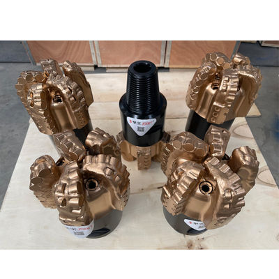 Alta calidad 6.5 pulgadas 165 mm cortador de fila doble PDC perforación bit 5 hojas
